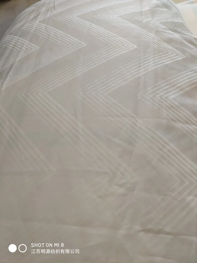 Jacquard feather proof bleach cloth