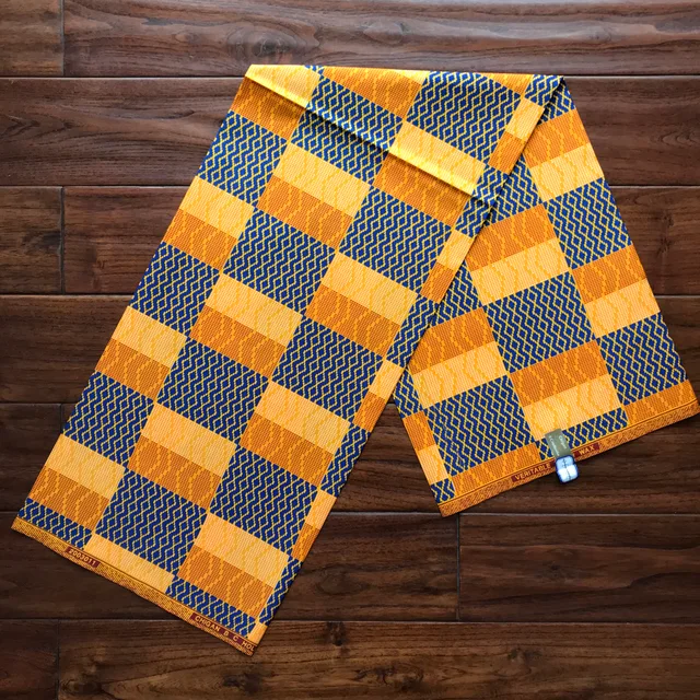Poly one side wax printed fabrics