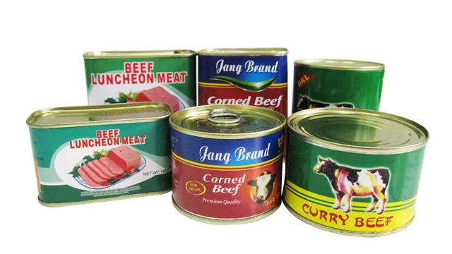 Canned Curry Beef