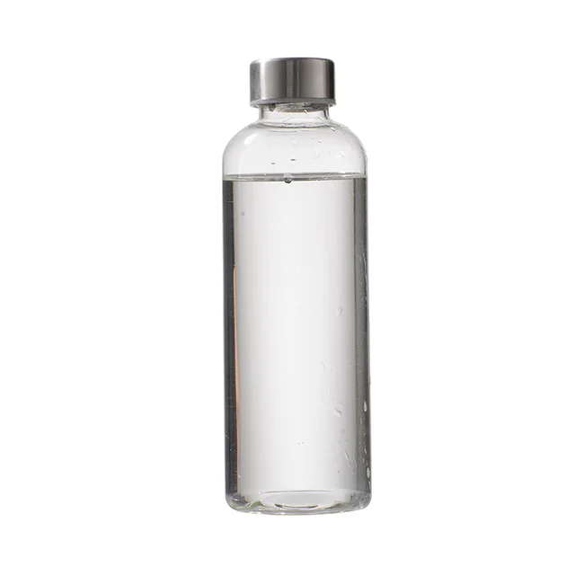 Glass water bottle
