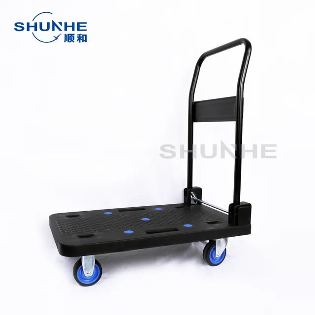 Plastic Platform Hand Truck Steel Folding Hand Trolley FW-99PS