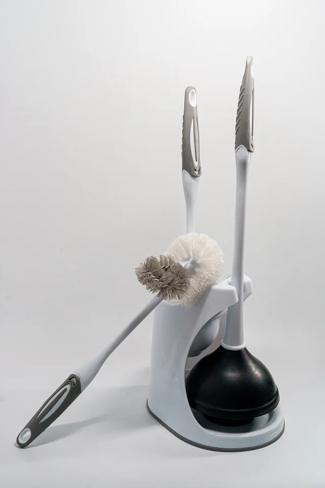 Toilet brush and Plunger caddy set