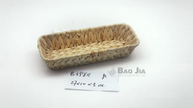 Small water hyacinth folk tray