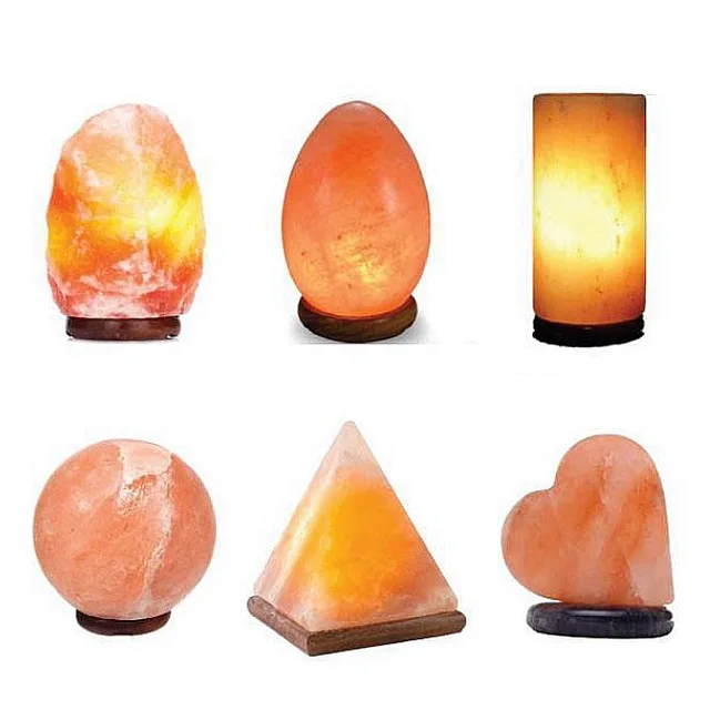 Natural Himalayan Hand Carved Crystal Wood Base for Salt Pakistan Salt Lamp