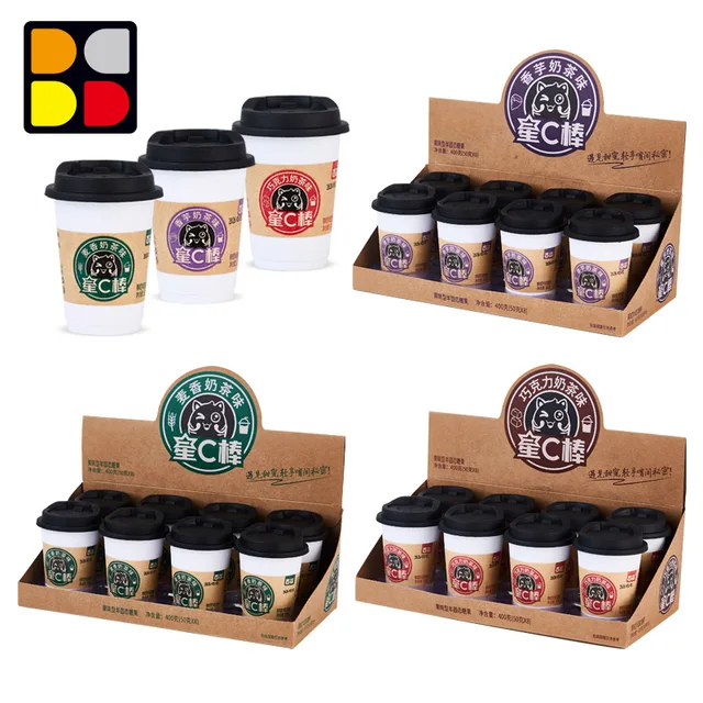 CC stick candy in cup