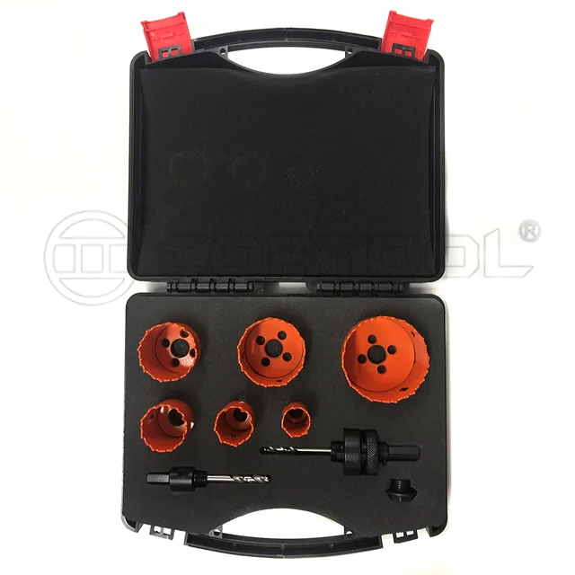 9pcs Bi-Metal hole saw set