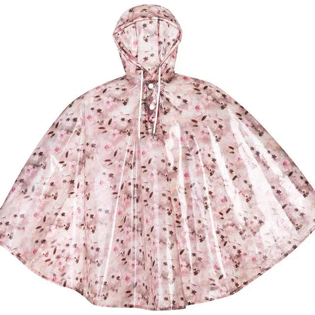 PVC print poncho