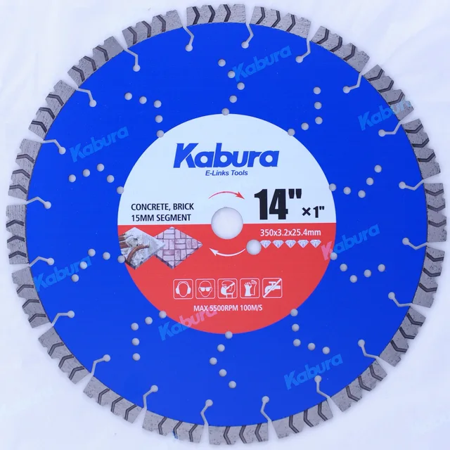 Laser welded arrow diamond blade
