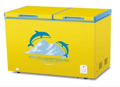 Single temperature double top door freezer