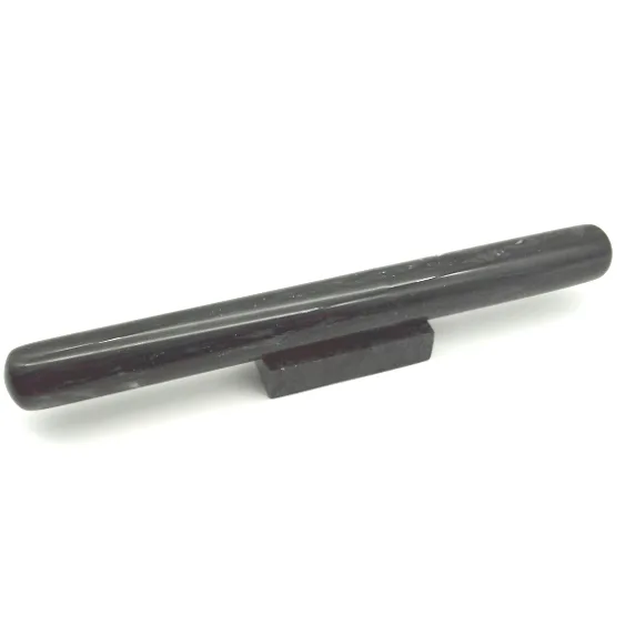 Marble Stone Rolling Pin Color Black With Marble Base