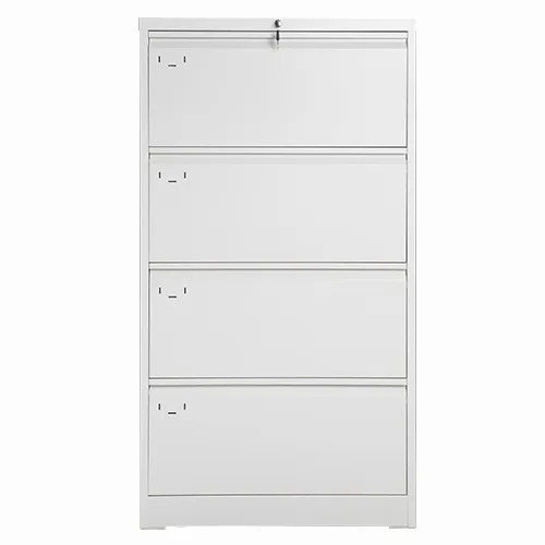 White 4 Drawer lateral File Cabinet