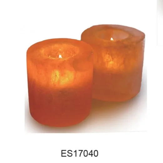 Himalayan salt candle holder