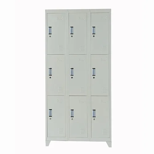 9 door metal locker