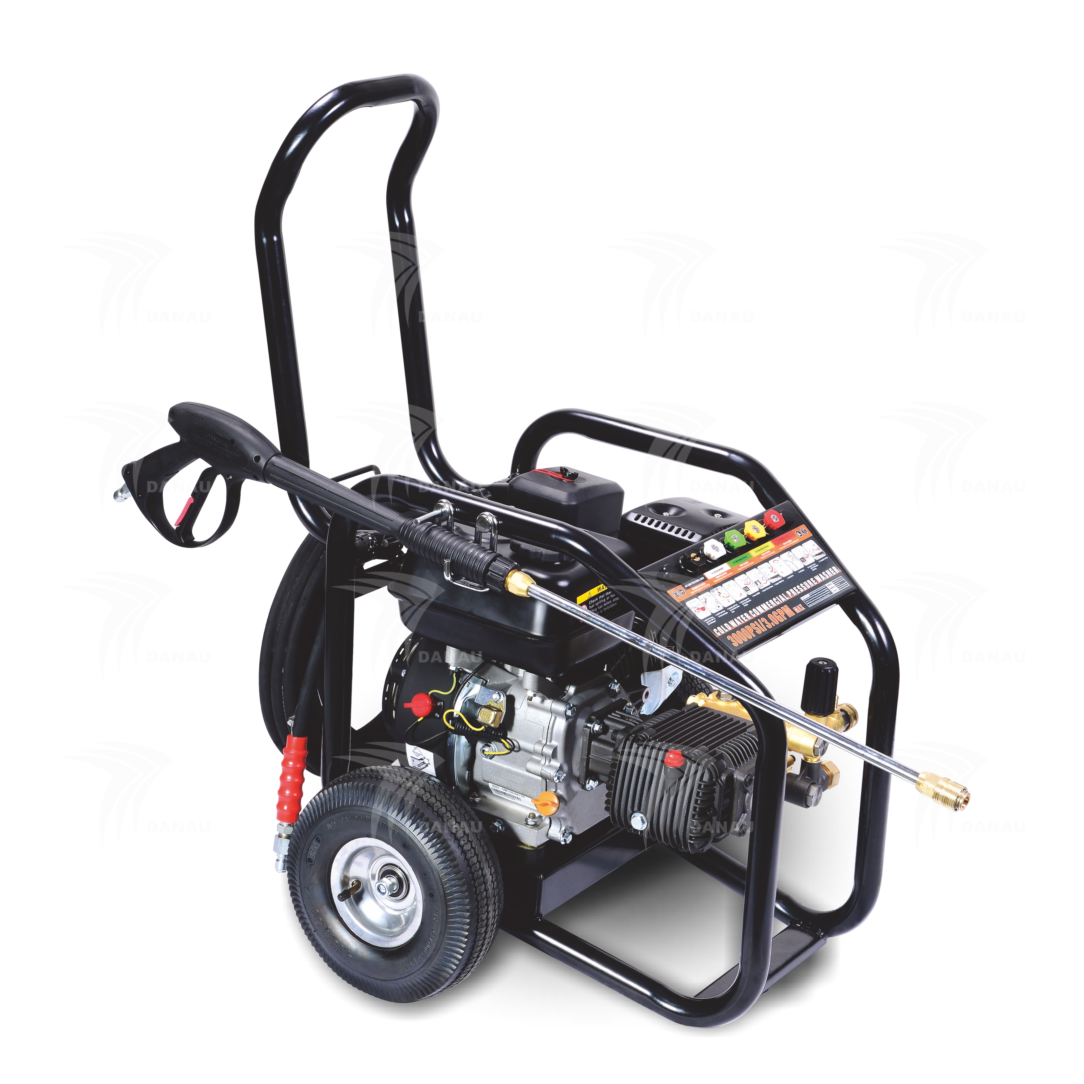Commercial Cold Water Gas Pressure washer 6.5HP 3000PSI