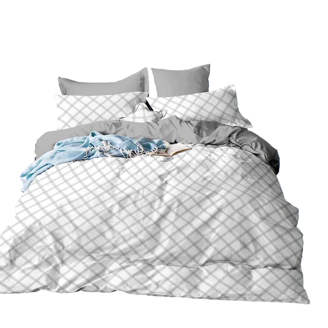 180TC polycotton Geometric patterns print fabric for bed set