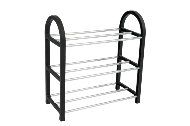 3-Tier Shoe Rack， Plastic Shoe Rack