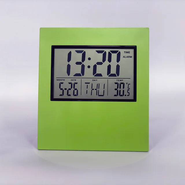 Digital Alarm Clock with Big LCD Display