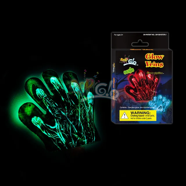 HALLOWEEN Glow Veins Glove & LIGHT STICK