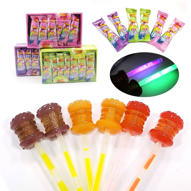 Cristal Hamburger Glowing lollipop