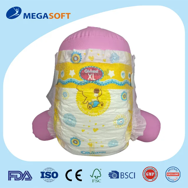 Baby Diaper for Snug Fit (With Super Stretchable Waistband)