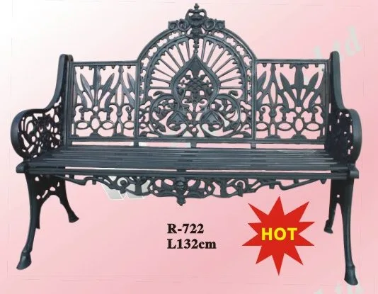 Cast iron bench