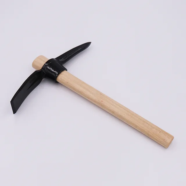 Steel pick/pickaxe/pick mattock/garden steel pick/pickaxe with handle