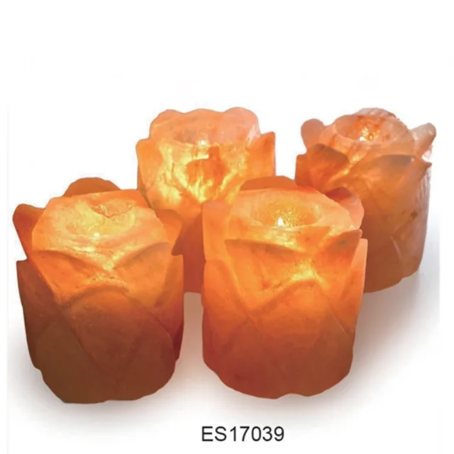 Himalayan salt candle holder