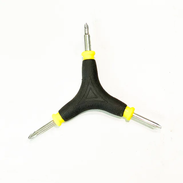 Three-way screwdriver