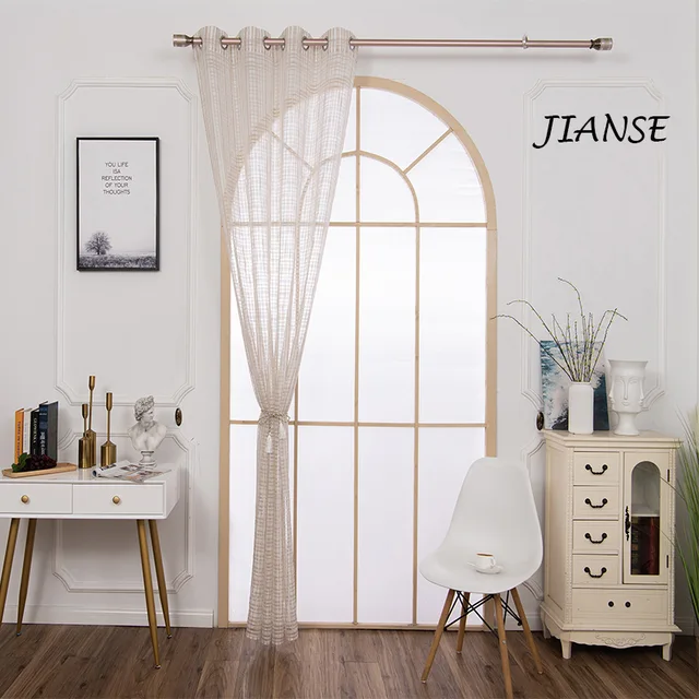 CURTAIN G2794 Stripe dyed curtain fabric sunshine engineering curtain for living room in door window