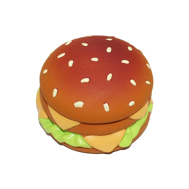 New Small hamburger pet dog toys 6cm