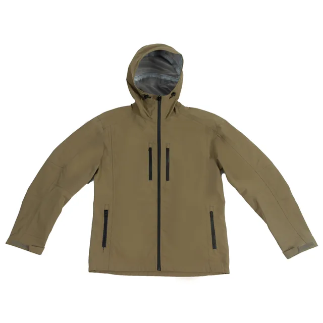 Windbreaker jacket with hood for men