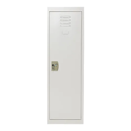 Steel white children's storage locker