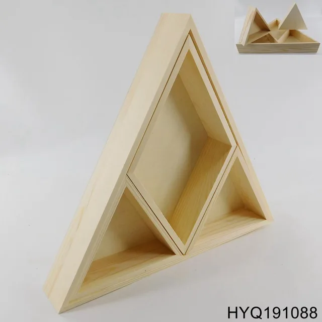 Wood wall Decoration Rack