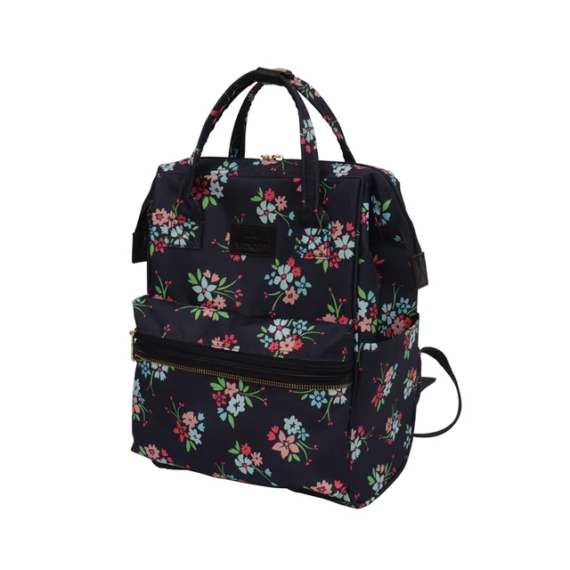 13" Printed Polyester Backpack