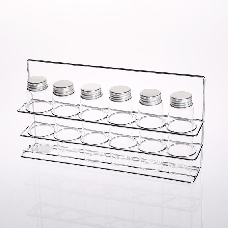 Mini heat-resistant glass storage tube canister