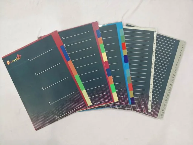 Index dividers,A4