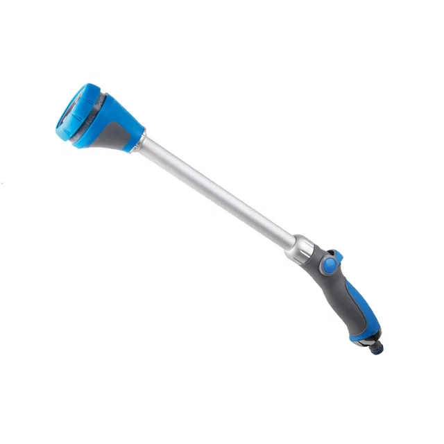 Seesa adjustable 9 pattern aluminum plastic garden home water sprayer gun high pressure car wash hose nozzle