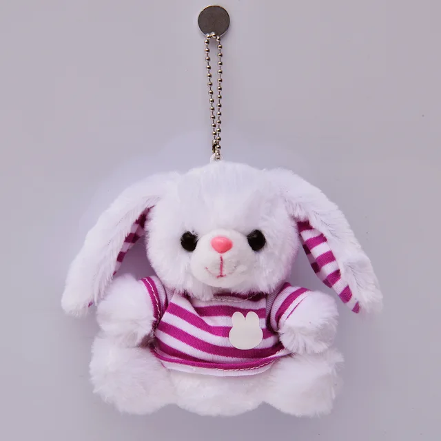 Small plush toys with key rings