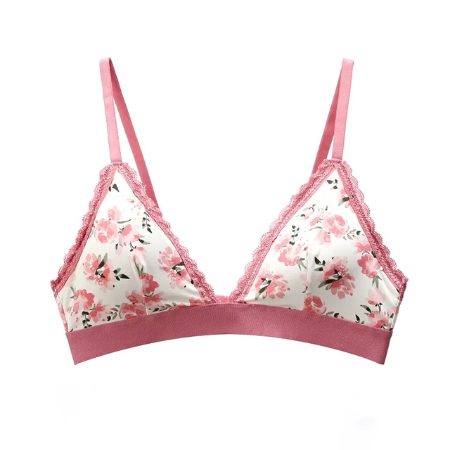 Women's full printed bralette