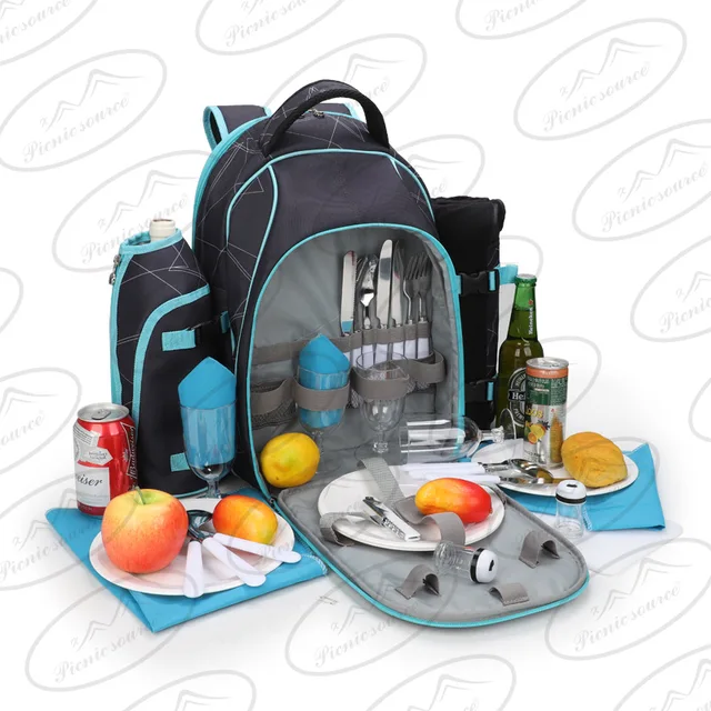 Picnic backpack for 4 persons