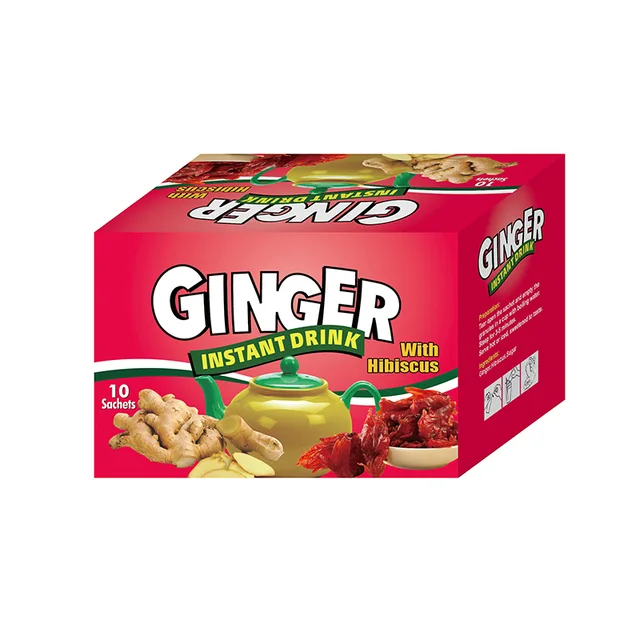 Instant Ginger Drink with Hibiscus