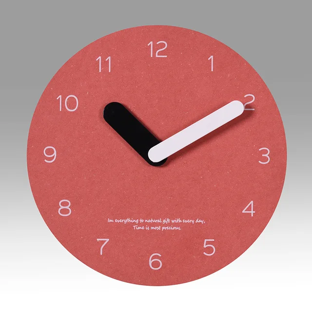 MDF wall clock