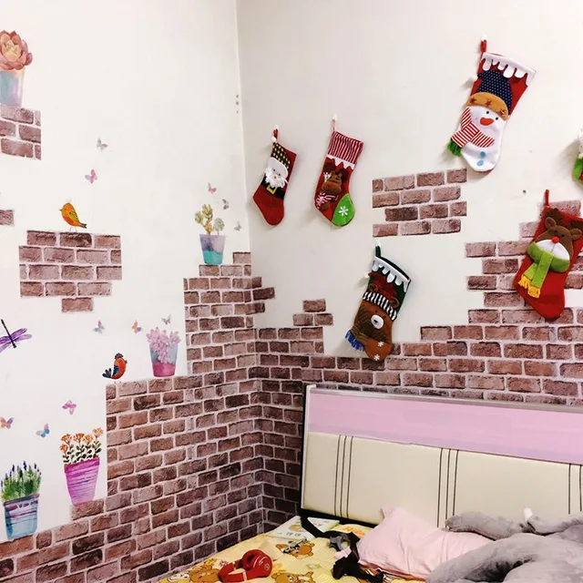 Vinyl adhesive film-Bricks design