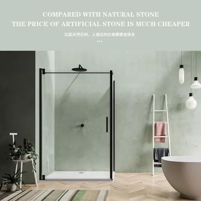 Artificial stone shower room chassis