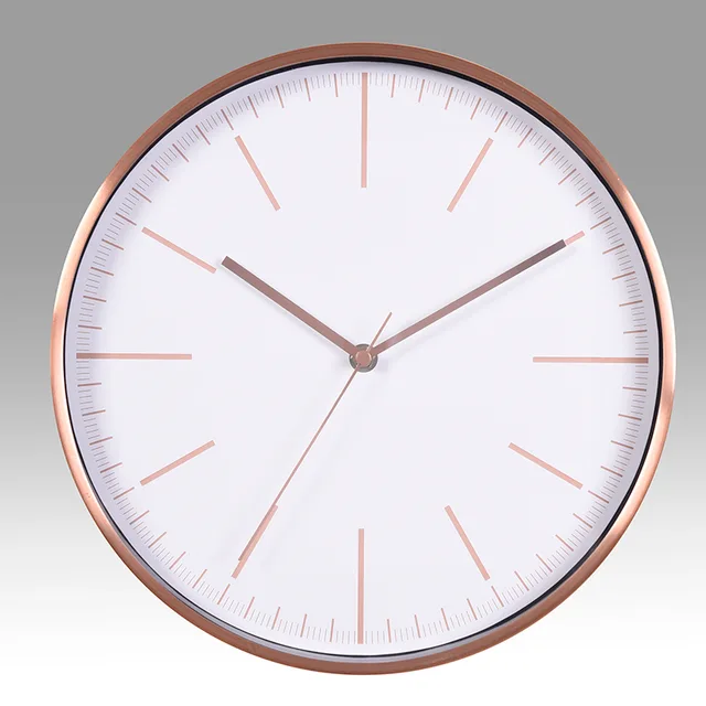 Wooden frame wall clock