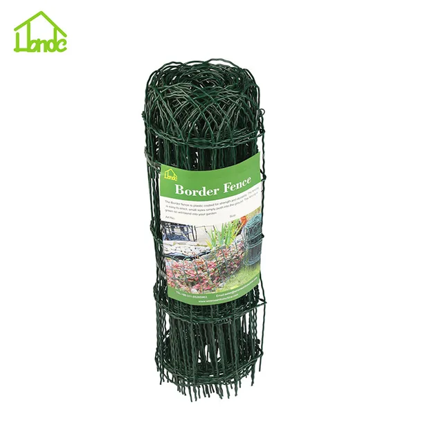 Border fence plastic coated galvanized wire