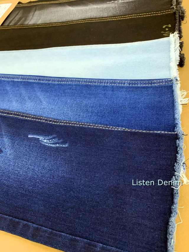 Cotton Poly Fiber spandex twill woven Denim Fabric