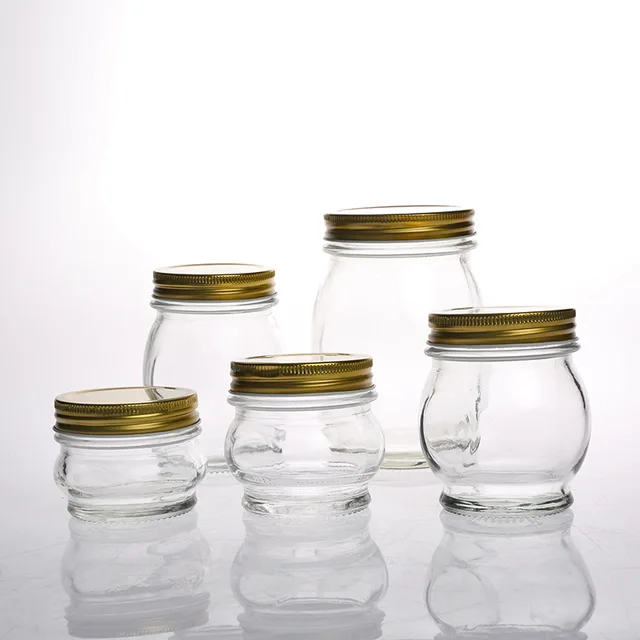 Iron lid glass jar