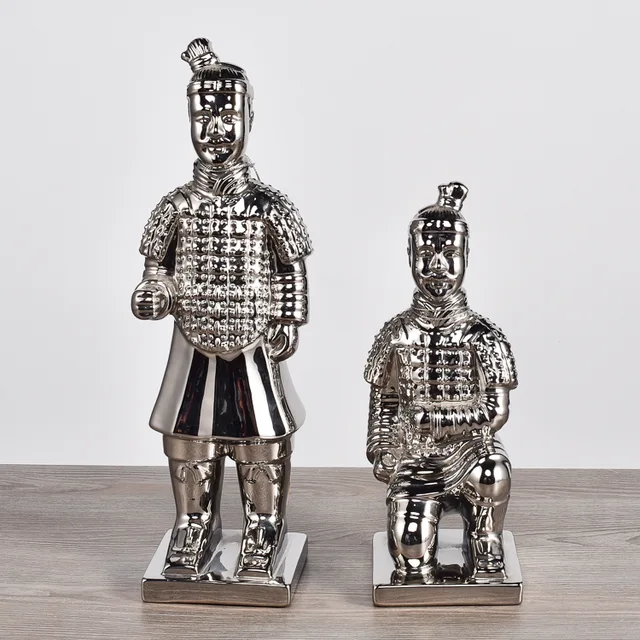 Ceramic statues