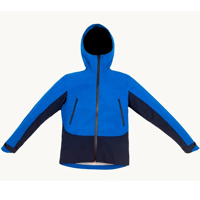 Windbreaker jacket with hood